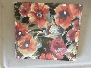 Vintage Lavie Floral Tapestry Print 3-Ring Photo Album with Magnetic Pages